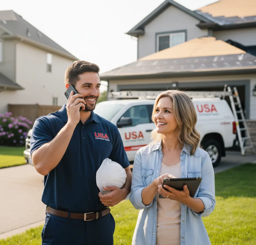 USA Roof Repair Experts customer support in Cornelius